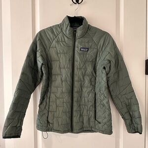 Patagonia Women’s Micro Puff Jacket, size S, Hemlock green